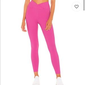 Light Pink Ribbed Leggings